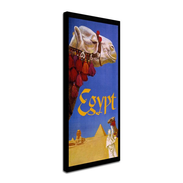 Vintage Apple Collection 'Egypt Camel' Canvas Art,10x19